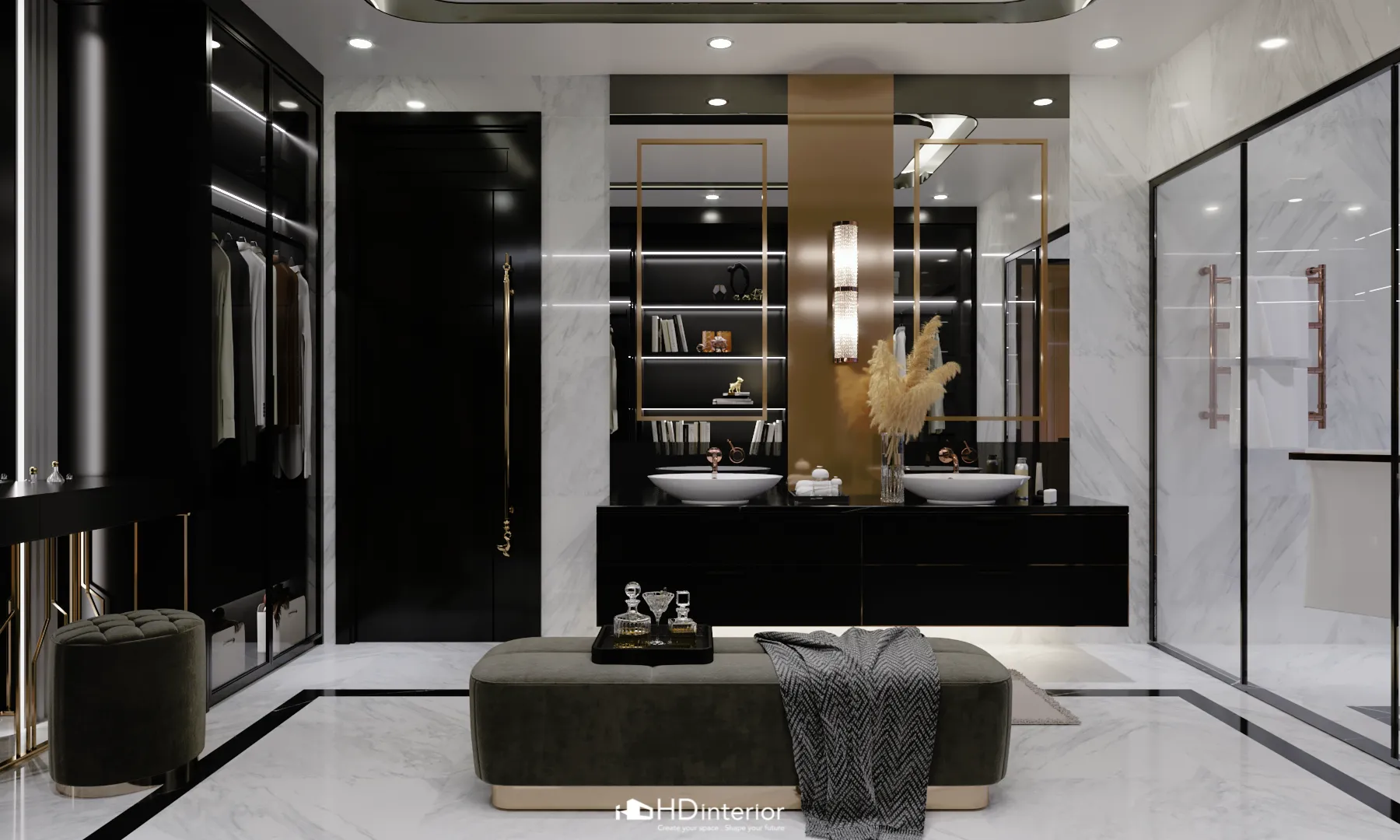Văn phòng & nhà ở Tuấn Khánh - HDinterior